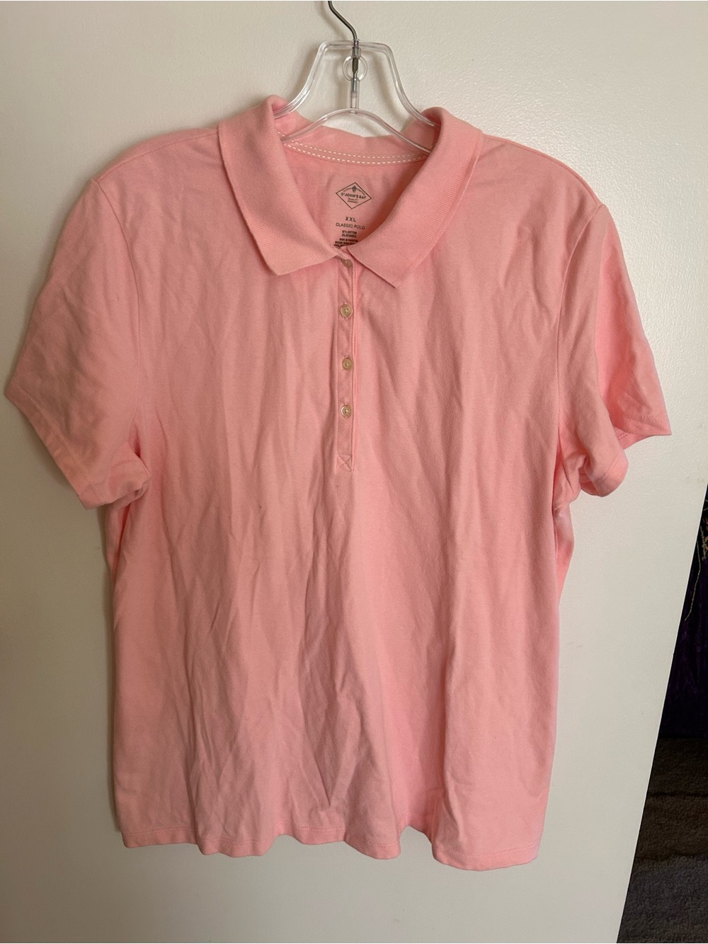 St. John's Bay Light Pink Women's Polo Shirt